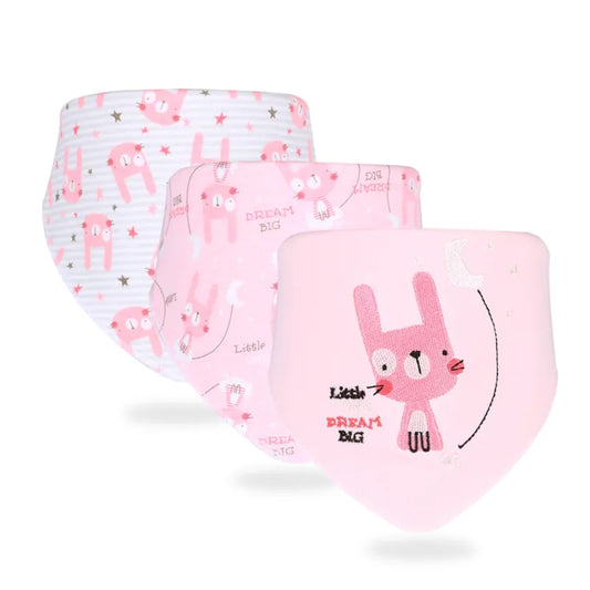 Adorable Baby Bib Scarf Set - Gentle Bibs with Fun Prints - Halri