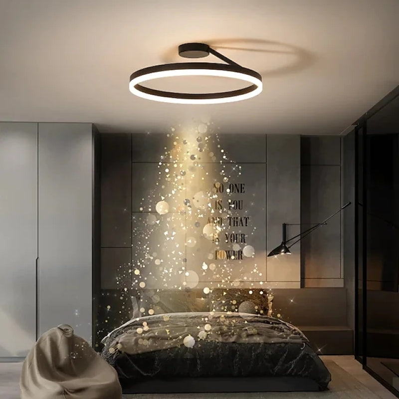 Elegant Gold LED Ceiling Lamp - Halri