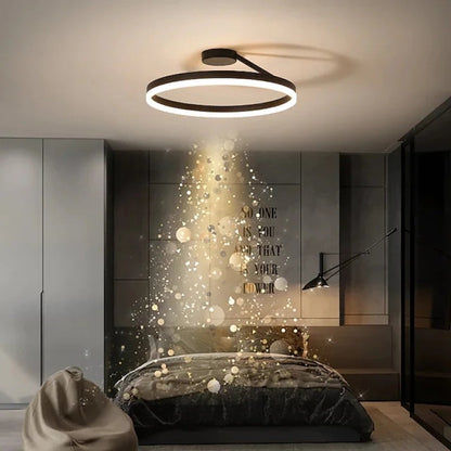 Elegant Gold LED Ceiling Lamp - Halri