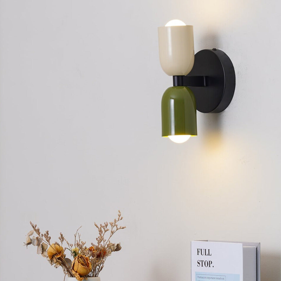 Vintage Double Wall Lamp Adjustable Home Light Fixture