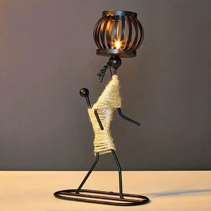 Classic Vintage Metal Candle Stand