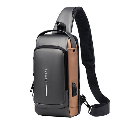 Stylish Versatile Secure Crossbody Bag for Men
