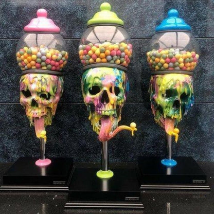 Fun Blue Gumball Dispenser Machine - Halri