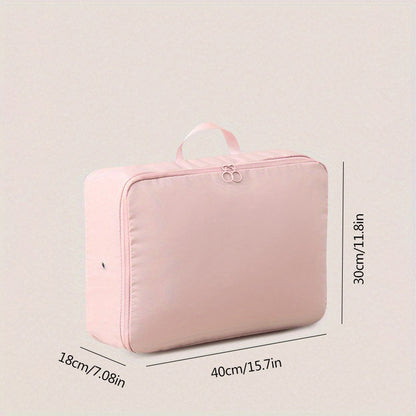 Spacious Double Zipper Pouch Organizer