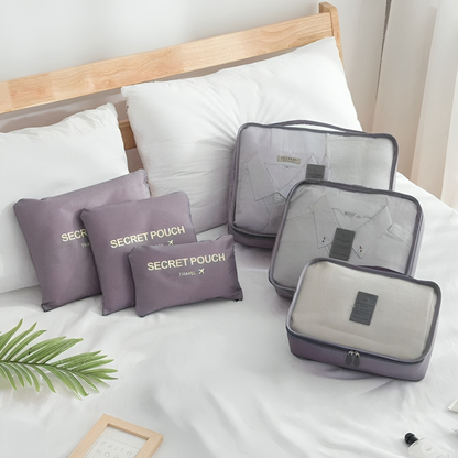 Spacious Travel Storage Bag Set with Extra Compartments