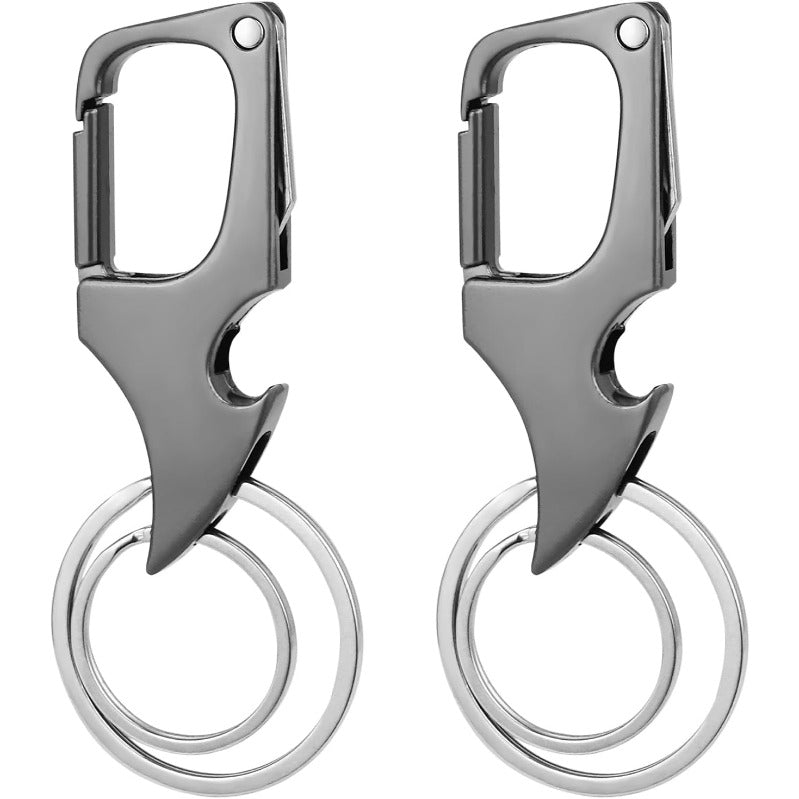 Practical 3-in-1 Keychain Clip Tool