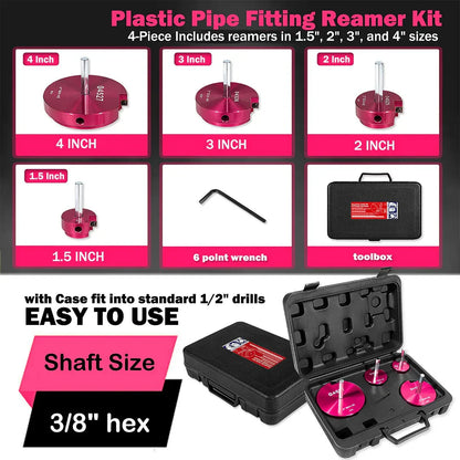 Essential Pipe Reamer Set for PVC and ABS Pipes