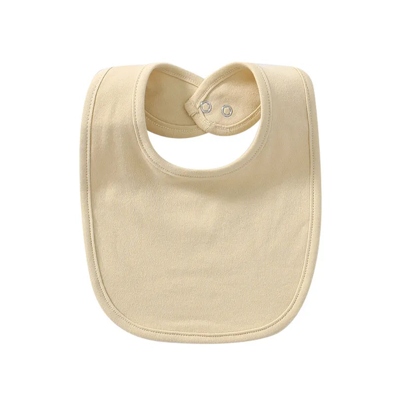 Comfortable Cotton Baby Bib with Easy Snap Closure - Halri