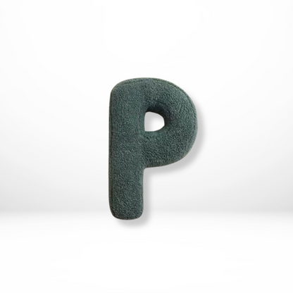 Soft Velvet Alphabet Pillow With Letters A-Z