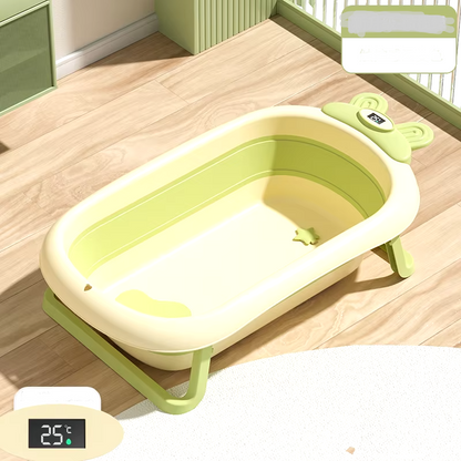 Portable Digital Baby Bath Tub with Temperature Display - Halri