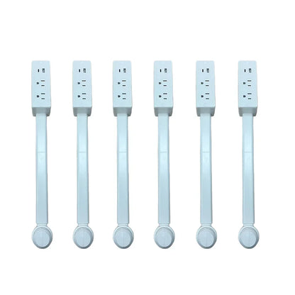 Compact USB Outlet Expander with 180-Degree Rotation