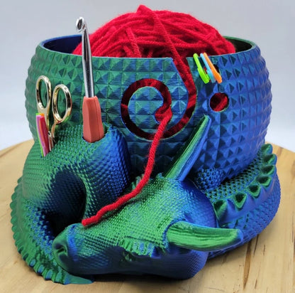 Big Mythical Dragon Nesting Yarn Bowl