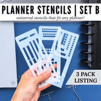 Flexible Planner Sticker Organizer Set