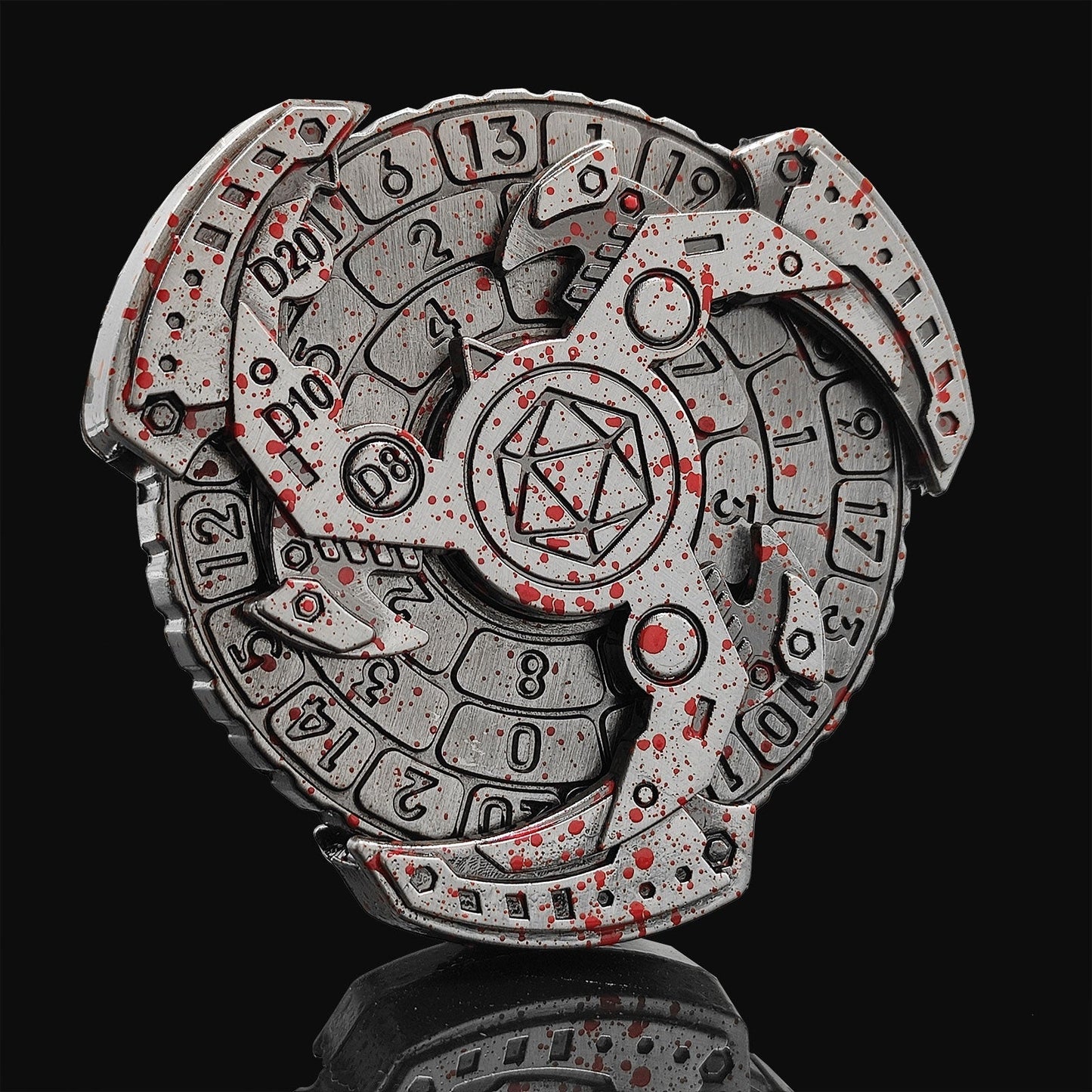 Premium 7-in-1 Metal Fidget Dice Spinner