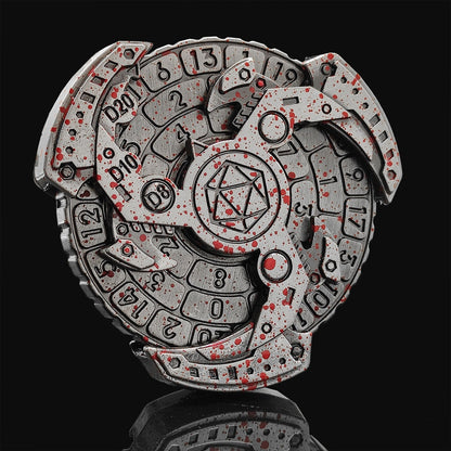 Premium 7-in-1 Metal Fidget Dice Spinner