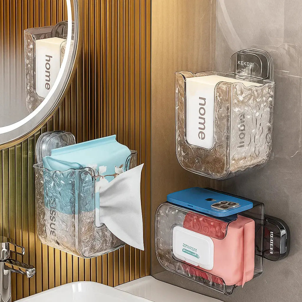 Modern Bathroom Wall Tissue Holder - Halri