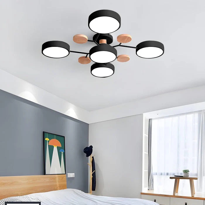 Stylish LED Ceiling Light Fixtures Bright White
