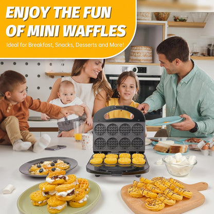 Compact Non Stick Waffle Maker