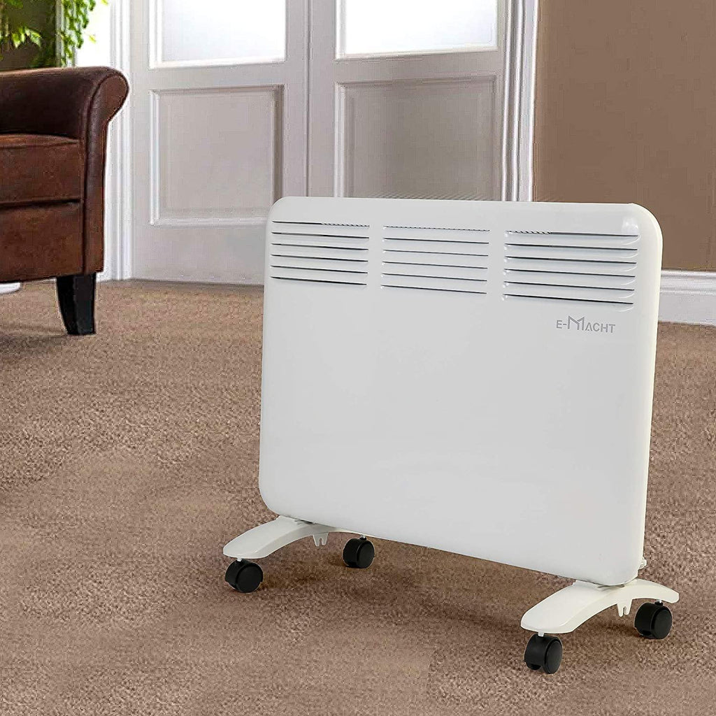 Compact Mobile Electric Heater With Casters