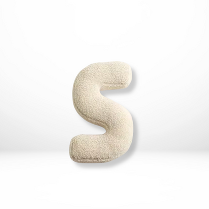 Soft Velvet Alphabet Pillow With Letters A-Z