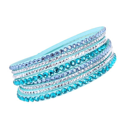 Halri | Layered Ladies Rhinestone Fashion Bracelet
