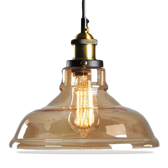 Elegant Glass Hanging Light Fixture