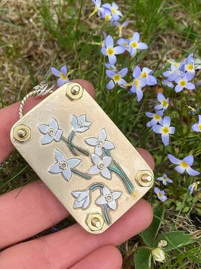 Small Floral Press Kit
