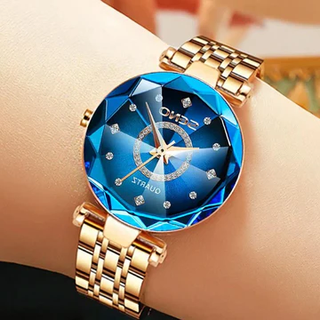 Ladies' Sparkling Silver Tone Wrist Watch - Halri