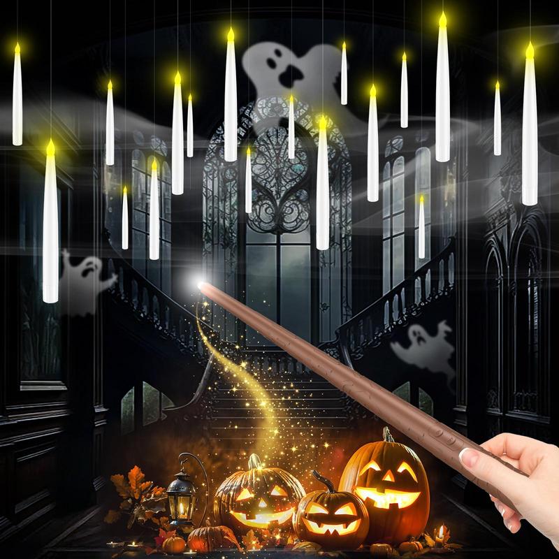 Warm White LED Hanging Candle Set with Remote - Halri