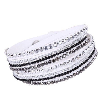 Halri | Layered Ladies Rhinestone Fashion Bracelet