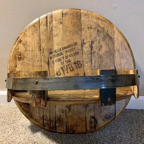 Rustic Wood Wine Bottle Rack Holder
