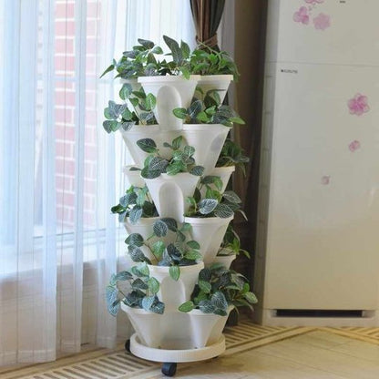 Space Saving Tiered Garden Pots