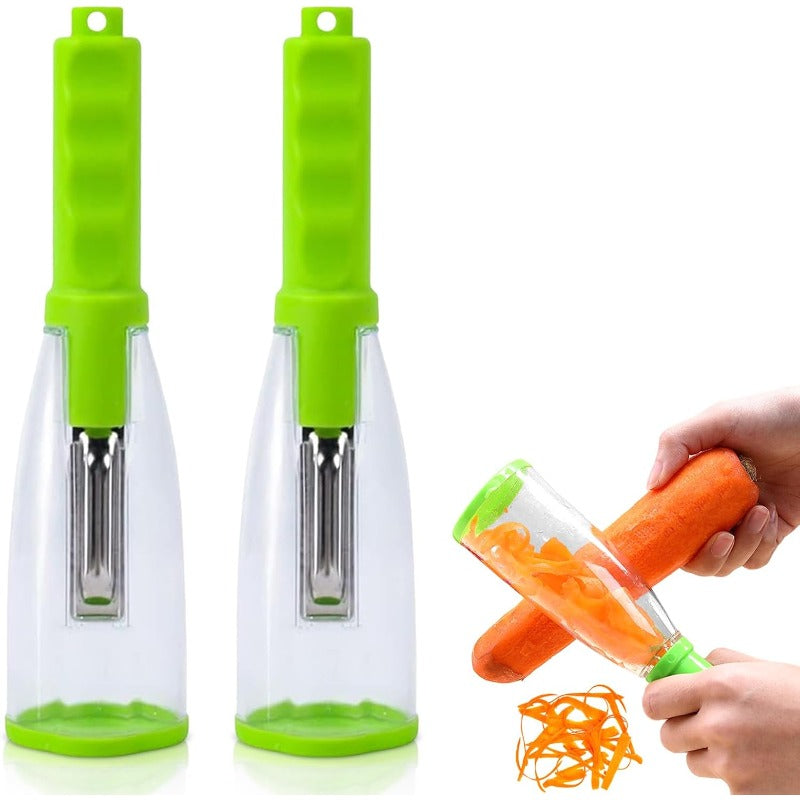 Easy Vegetable Peeler with Storage - Halri