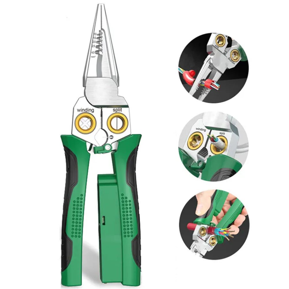 Multi Tool Wire Stripper and Cutter Pliers Set - Halri