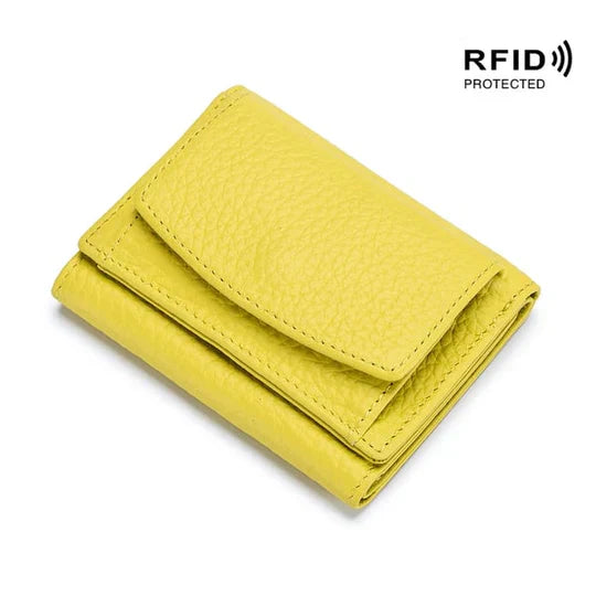 Secure Leather Wallet | Thin RFID Blocking Card Case