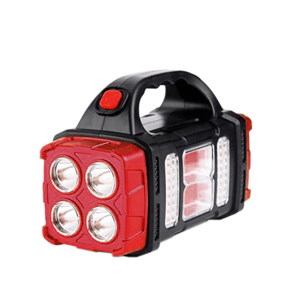 Portable Solar Powered LED Flashlight Battery Pack
