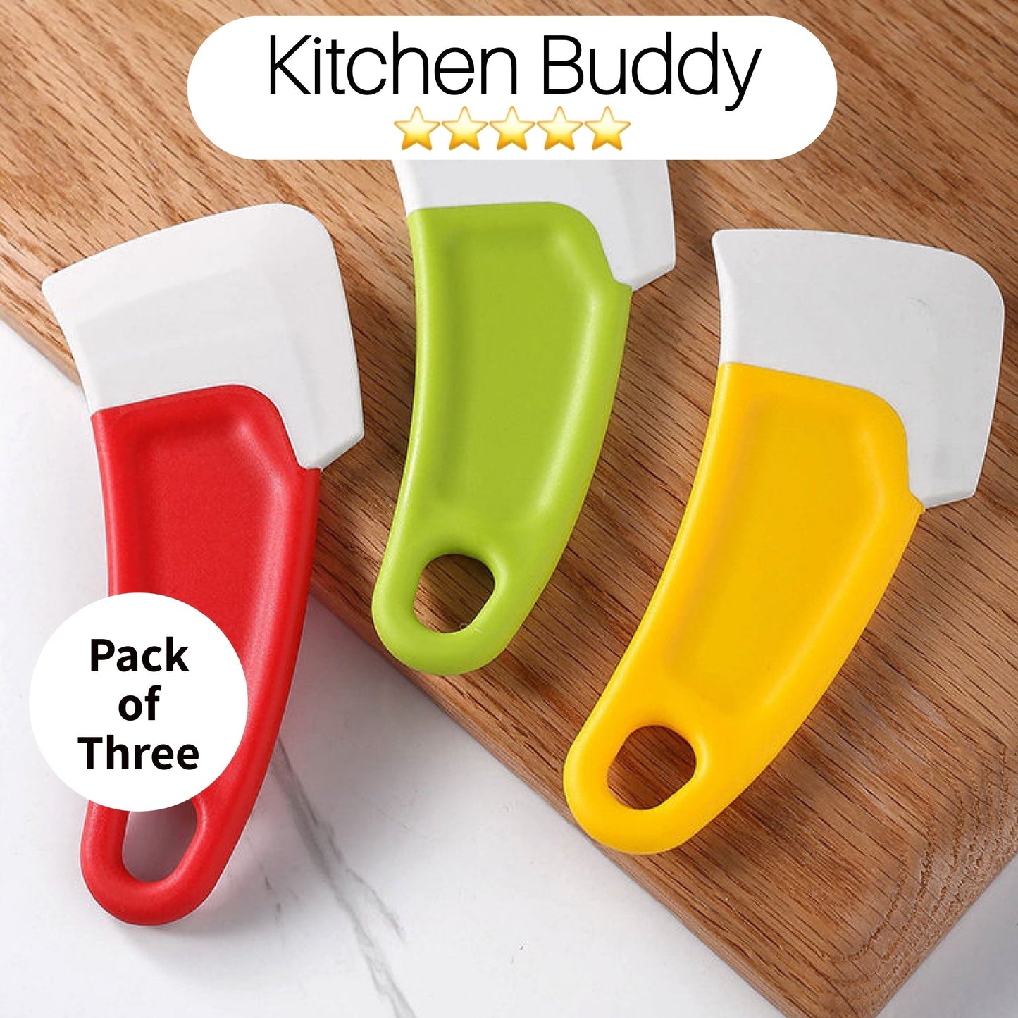 Efficient 3-in-1 Kitchen Knife Set - Halri