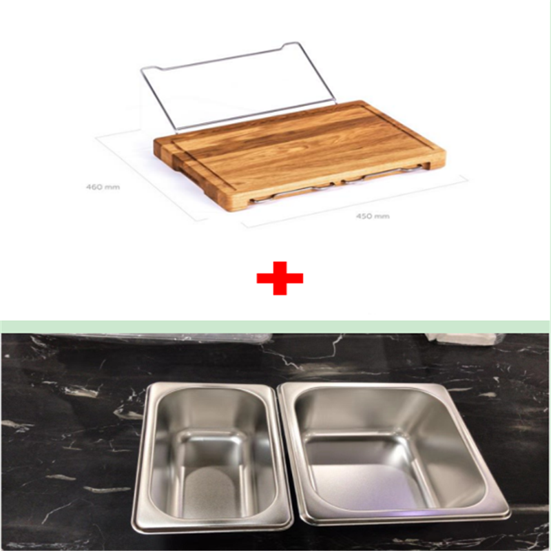 Eco Friendly Bamboo Cutting Board Set With Storage