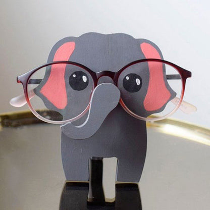 Fun Animal Wooden Eyeglass Holder