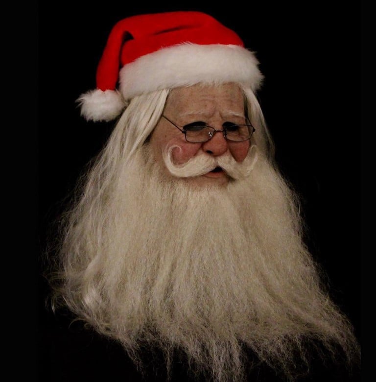 Scary Old Man Halloween Mask Costume