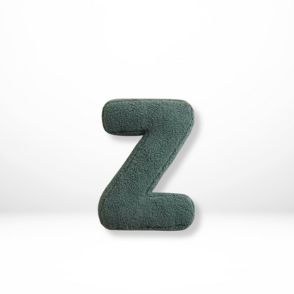 Soft Velvet Alphabet Pillow With Letters A-Z