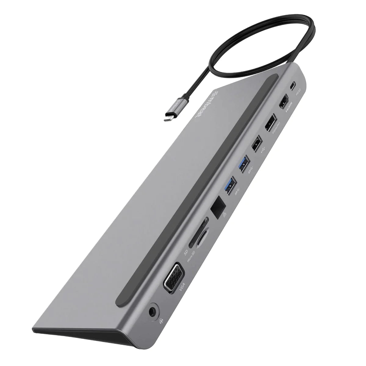 Portable 11-in-1 USB-C Laptop Dock with HDMI & Ethernet - Halri
