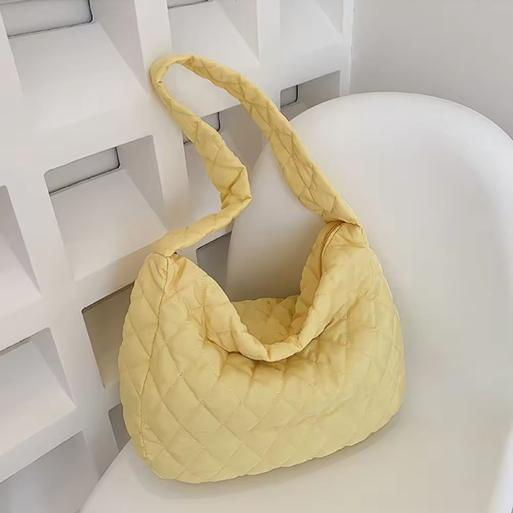 Comfy Large Padded Crossbody Tote Bag