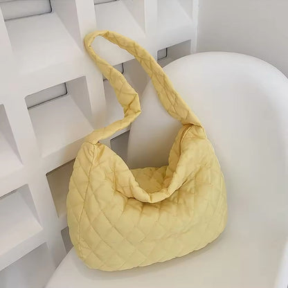 Comfy Large Padded Crossbody Tote Bag