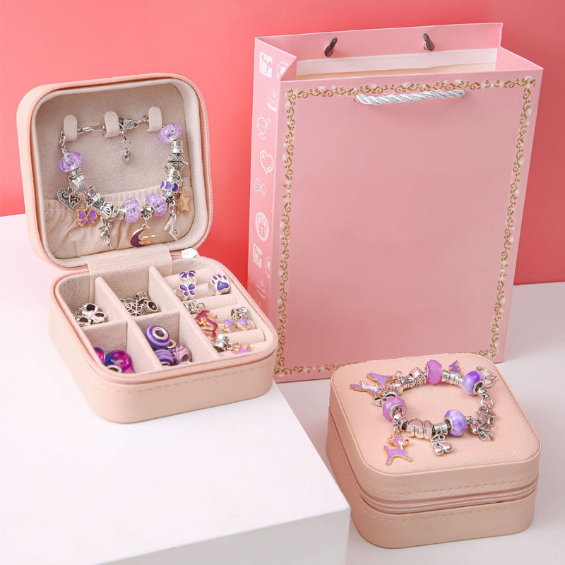 Colorful Kids Bead Jewelry Set