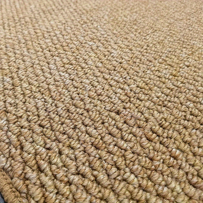 Close-up of beige carpet texture
