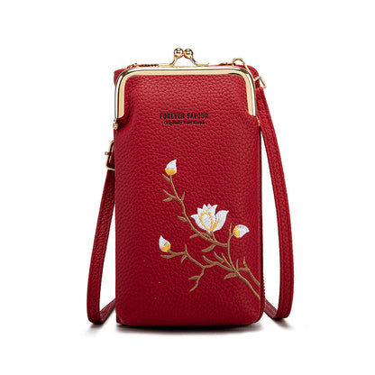 Stylish Embroidered Ladies Cross Body Purse