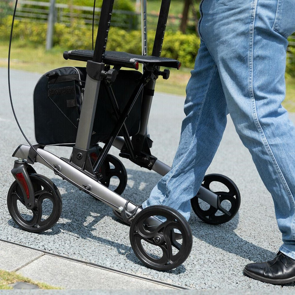 Sturdy Folding Walking Aid Rollator Walker