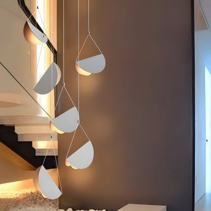 Modern White Linear Pendant Light