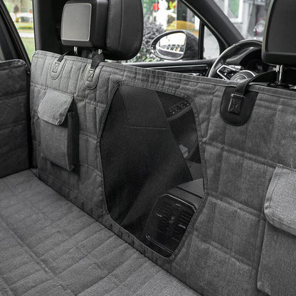 Durable Pet Car Seat Protector with Mesh Vent